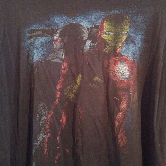 Distressed Iron Man 2 graphic tee size men's x-large - Picture 2 of 5